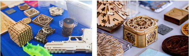 華之尊激光現場展示